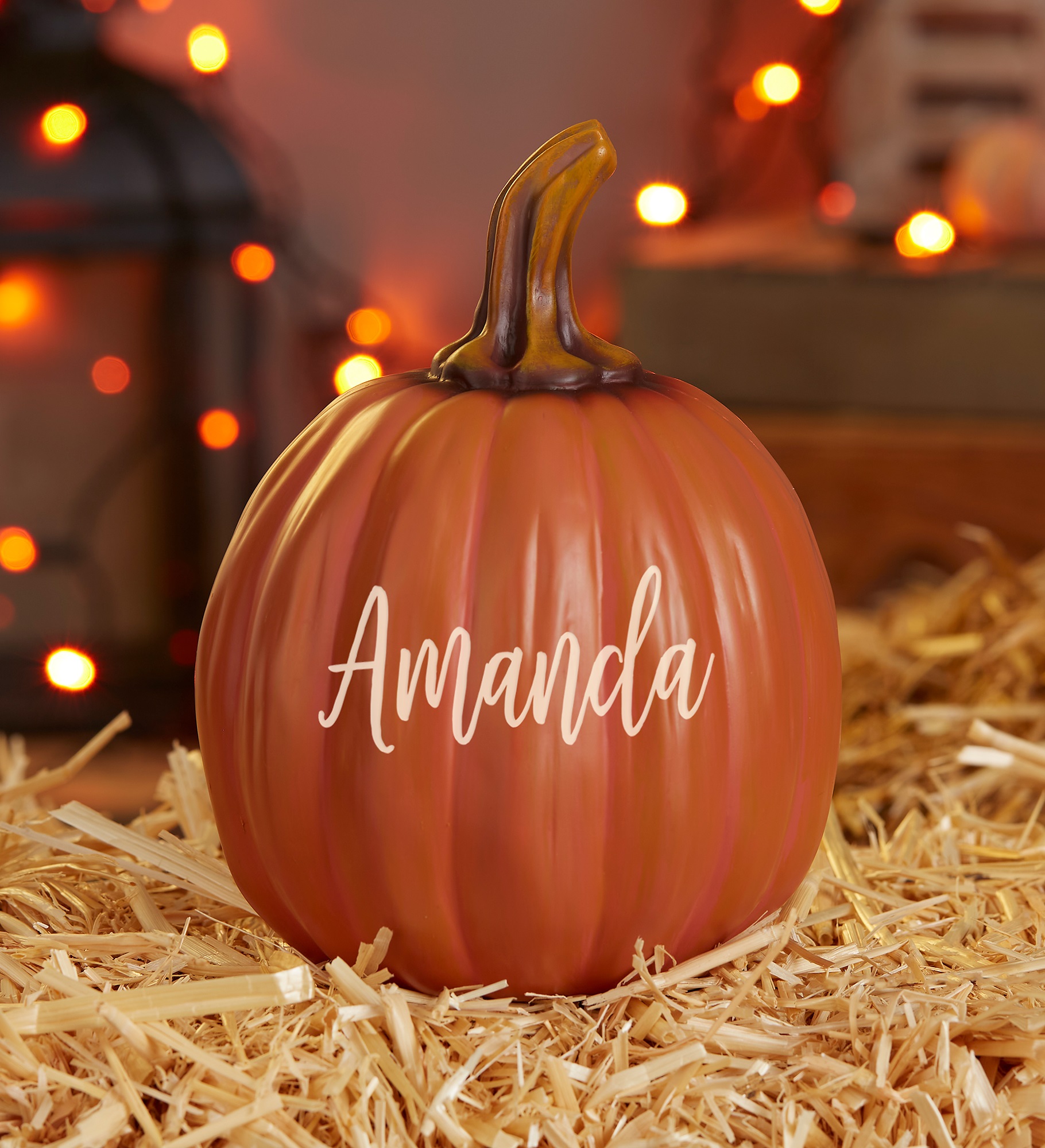 Boo, Spooky, Welcome Personalized Pumpkins